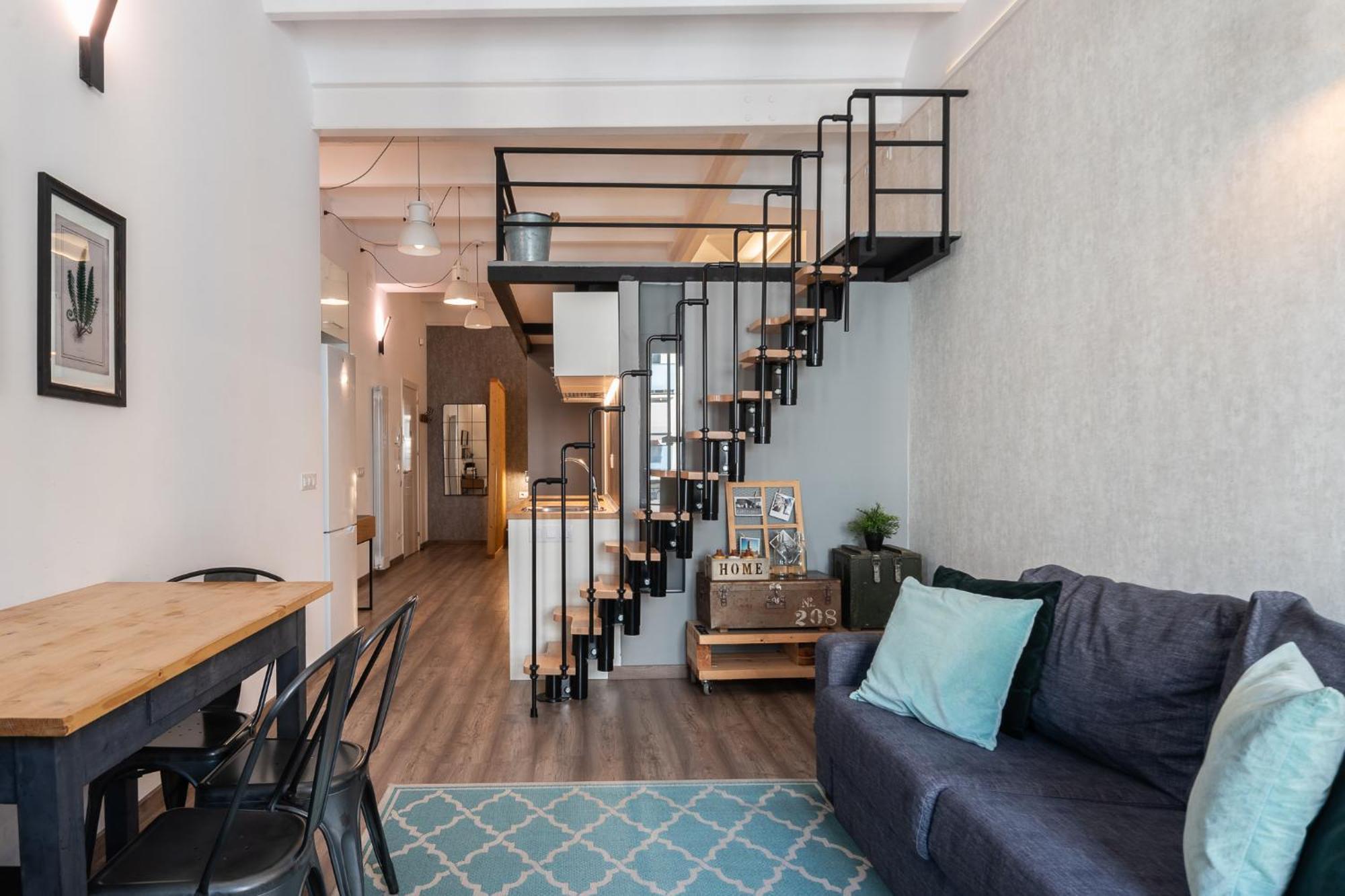 Beautiful Renovated Loft Minutes From The Beach Barcelona Bagian luar foto